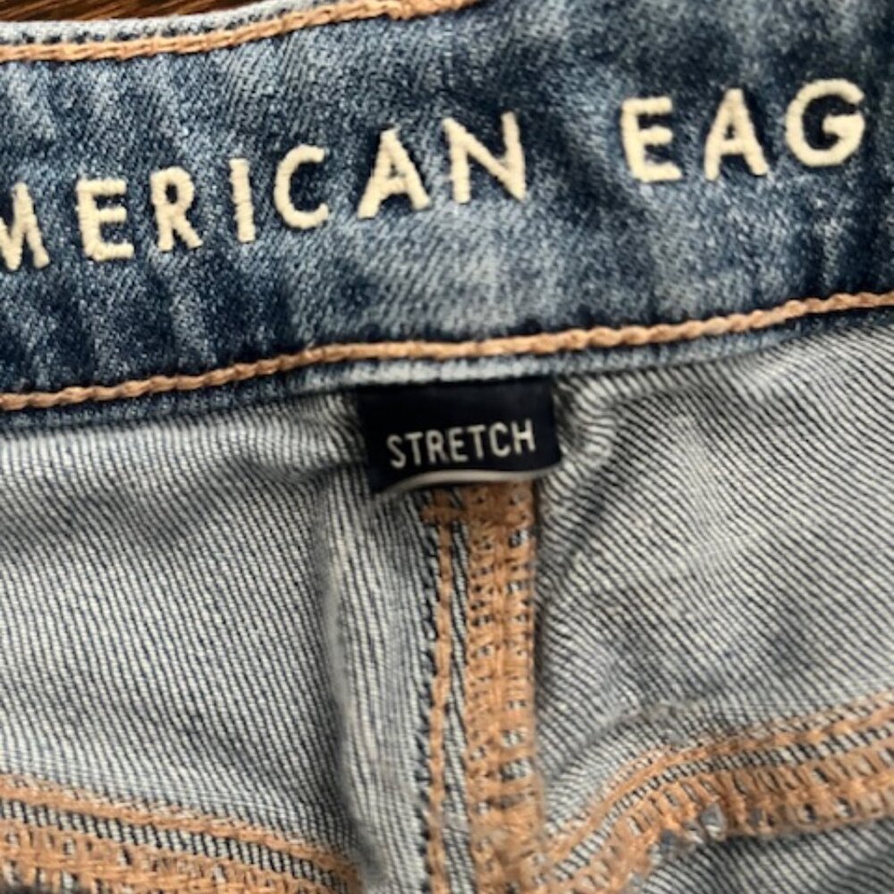 American Eagle Low-Rise Baggy Wide Leg Jean 00 Reg - Picture 7 of 9
